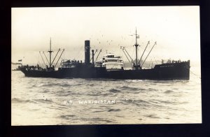 bf2214 - Hindustan SS Co. Cargo Ship - Waziristan - B Feilden postcard