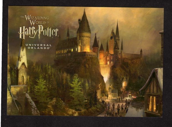 FL Wizarding World Harry Potter Movies Universal Amusement Park Orlando Postcard