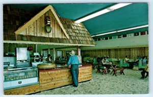 AFTON, Wyoming WY ~  BROG'S ELK HORN CHEESE FACTORY Restaurant c1960s Postcard