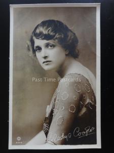 Actress GLADYS COOPER c1914 RP Postcard by Rotary B 9-5