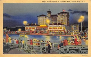 Night Water Sports at Flanders Pool Ocean City, New Jersey  