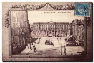 Bordeaux - L & # 39Hotel City - Old Postcard