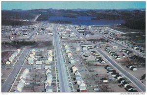 CHIBOUGAMAU,Quebec, Canada,  A bird's eye view, 40-60s