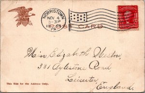 Postcard U.S. Post Office Norristown PA