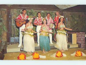 Unused Pre-1980 Risque TAHITI GIRLS DANCING Kauai Hawaii HI hn2322