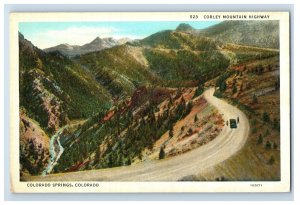 C. 1910 Corley Mountain Highway Colorado Springs. Postcard P191E