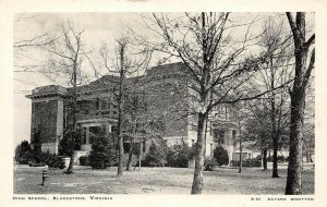 LP72 Bayard Wootten Blackstone Virginia Postcard High School