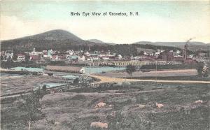 Bird's Eye View of Groveton NH Covered Bridge Postcard