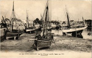 CPA CONCARNEAU - Le Port a marée basse (252606)