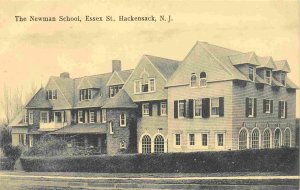 Newman School Essex Street Hackensack New Jersey 1910c postcard