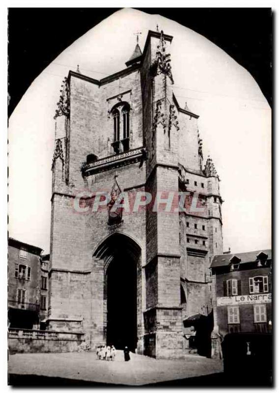 Villefranche de Rouergue Postcard Modern Collegiate Tower Notre Dame