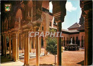 Postcards Modern Granada Alhambra Court of the Lions
