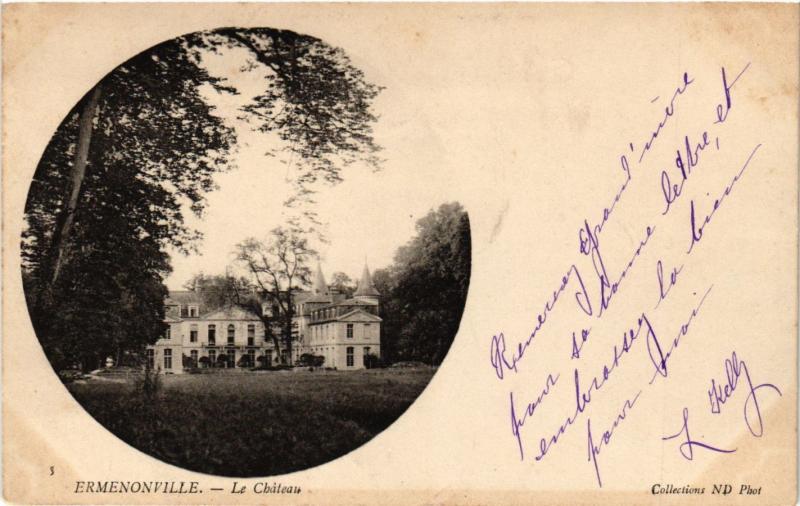 CPA ERMENONVILLE - Le Chateau (290975)