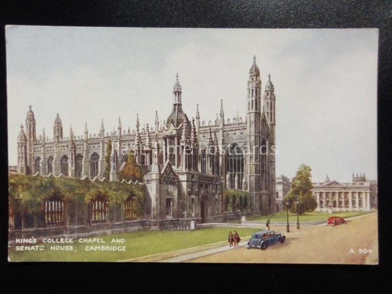 Cambridge: King's College Chapel & Senate c1959 Valentine's A.904 Brian Gerald