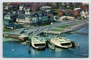 View of Newport-Jamestown Ferry Terminal Rhoade Island Twin Ferries Postcard P10