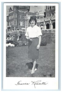 c1940s Franca Rosette Picture, Casa Loma Kiwanis Club West Toronto Inc Postcard