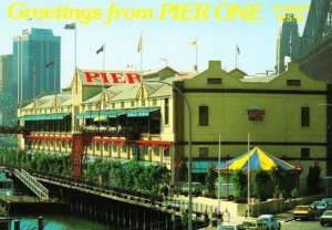 Pier One Sydney Harbour Market Australia Postcard