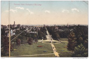View from Parliament Bldgs , TORONTO , Ontario , Canada , PU-1910
