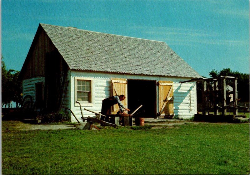 Canada Manitoba Selkirk Lower Fort Garry National Historic Park Blacksmith House