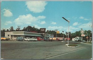 CHESAPEACK VA GAS STATION & TRUCK STOP VINTAGE POSTCARD