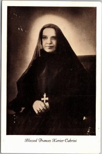 Postcard Religious Saint Blessed Frances Xavier Cabrini