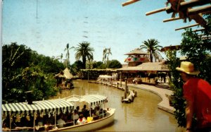 1950s The Explorer's Boat Adventureland Disneyland Anaheim CA Postcard