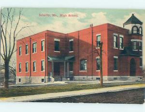 Divided-Back HIGH SCHOOL Liberty Missouri MO k0709