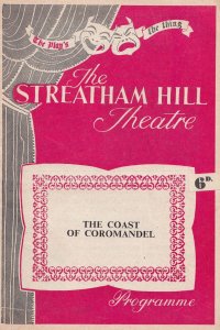 The Coast Of Coromandel Sussex Fishing Drama Golders Green Theatre Programme