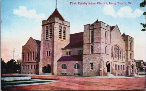 First Presbyterian Church Long Beach California Postcard C095