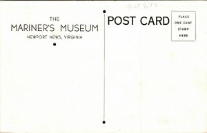 Main Entrance Mriners Museum Newport News Virginia Vintage Postcard Unposted 