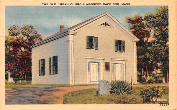 The Old Indian Church in Cape Cod, Massachusetts