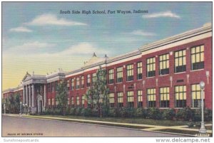 South Side High Schoole Fort Wayne Indiana Curteich