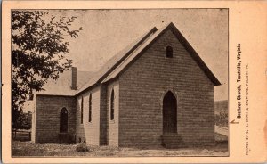 View of Brethren Church, Troutville VA c1909 Vintage Postcard K80