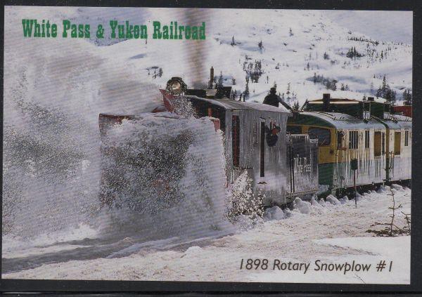 White Pass & Yukon RR  1898 Rotary Snowplow unused