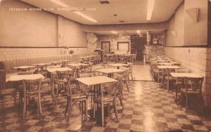LPS03 Barnesville Ohio Moose Club Interior View Postcard