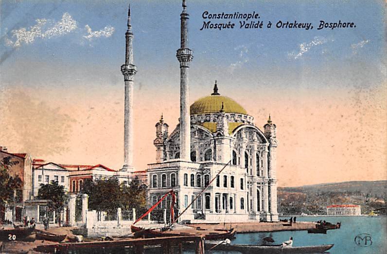 Mosquee Valide a Ortakeuy Bosphore Constantinople Turkey Unused 