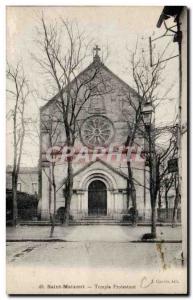 Saint Maixent Old Postcard Temple protestant