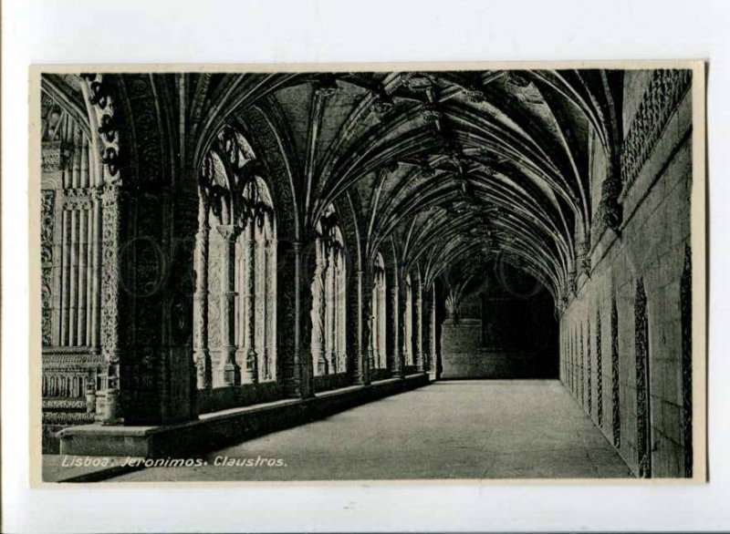 299869 PORTUGAL LISBOA Jeronymos monastery Claustros Vintage postcard