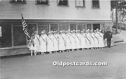 Real Photo People Working Drill Master & Mascot Orange, California, USA Date ...