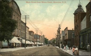 Moncton New Brunswick NB Street Scene c1910 Vintage Postcard