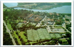 M-39546 Panoramic Aerial View of Cloister Hotel Sea Island Georgia