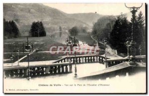 Old Postcard Vizille Dauphine View the castle park of & # 39escalier d & # 39...