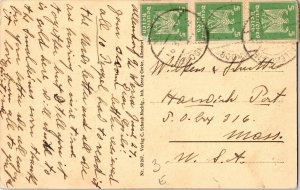 Allendorf a.d. Werra WOB Note Cancel Postcard Antique BW Street Verlag Geek Vtg 