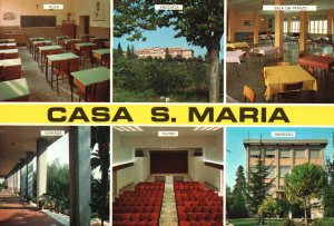 Postcard Casa S. Maria Pagliare Ascoli Piceno Religious Institution in Italy