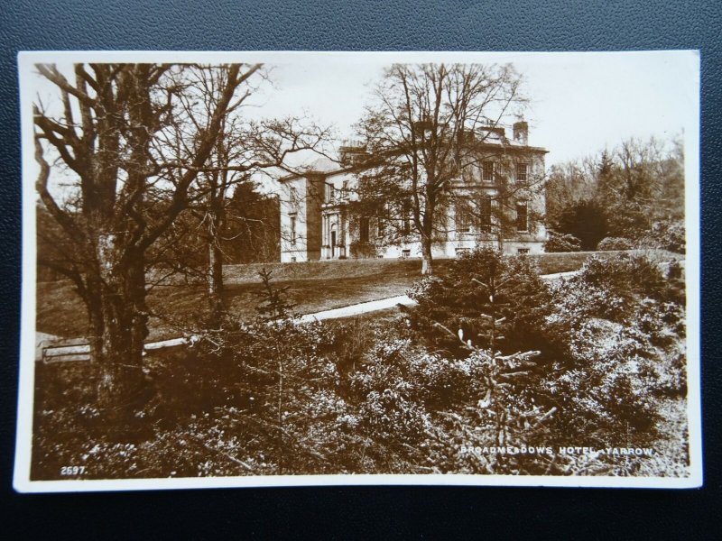 Scotland YARROW VALLEY Broadmedows House c1930's RP Postcard A.R. Edwards & Son