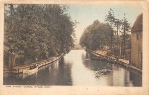 uk50806 river ouse brandon  real photo uk