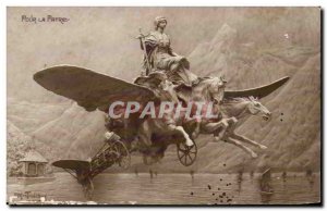 Old Postcard For Fatherland Horses