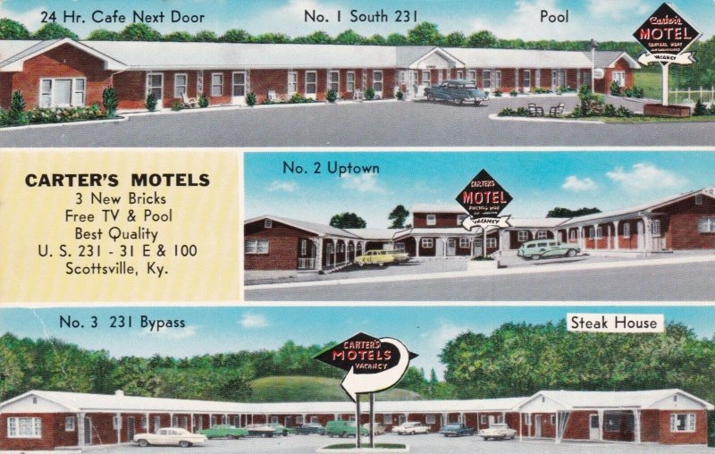 Kentucky Scottsville Carter's Motels sk2213