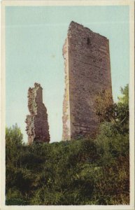 CPA manosque the ruins of la tour du chateau edefie sur le mont d' or (1208466) 