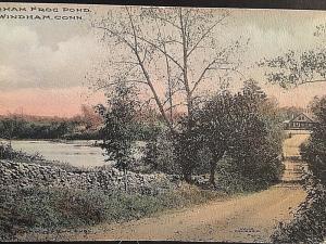Postcard  1911 View of Windham Frog Pond, Windham, CT.  W4